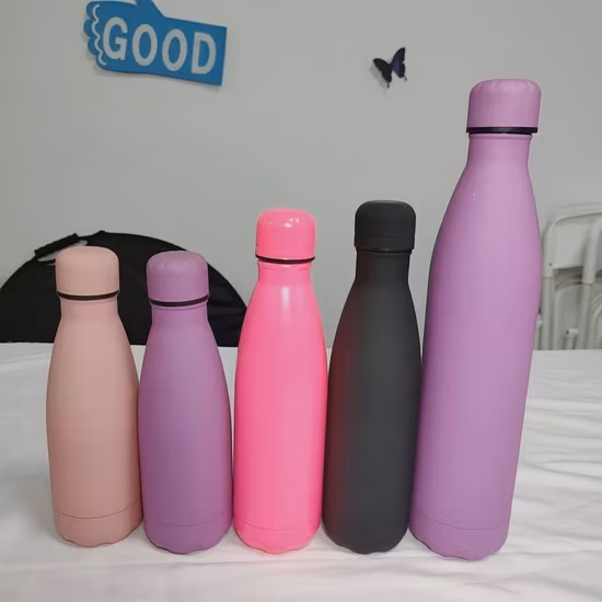 Bình giữ nhiệt hai lớp logo tùy chỉnh 500ml 750ml cách nhiệt, hình dạng cola thép không gỉ hình ảnh 1-description