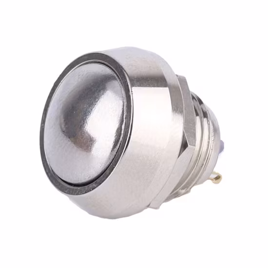 Thang máy kim loại hình vòm 12mm: Nút nhấn chống nước cao cấp