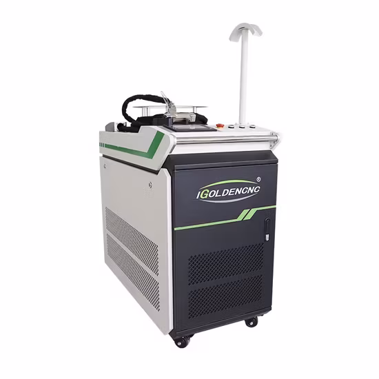 Máy làm sạch bằng laser sợi Raycus 300W và 200W/Jpt 1000W cùng 1500W - Thiết bị phục hồi kim loại không cần hóa chất từ nhà sản xuất hình ảnh 1-description