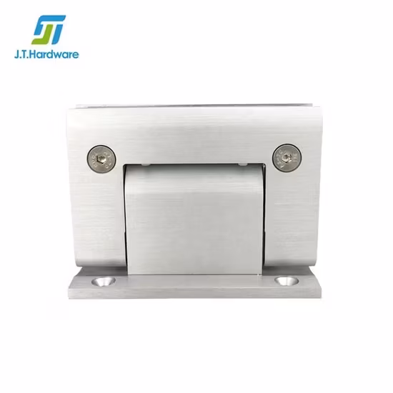 Bản lề cửa kính nhôm tự đóng dầu động lực Jthardware - Tấm lưng đầy đủ, gắn tường, treo bên