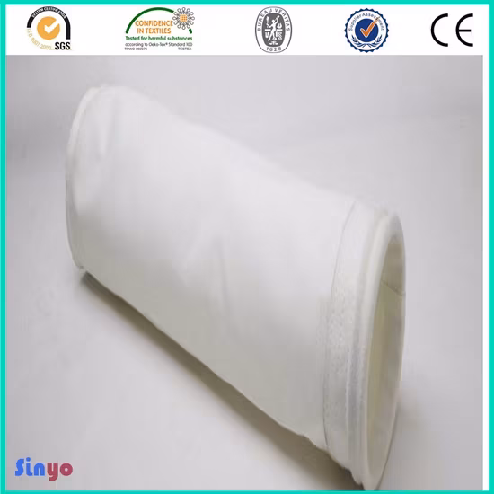 Túi lọc bụi làm từ vải nỉ polyester có thể tùy chỉnh theo yêu cầu
