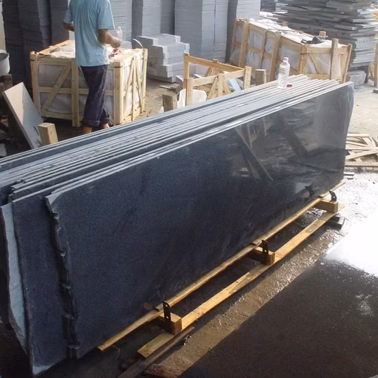 Đá granite tự nhiên màu xám, với công nghệ đánh lửa và đánh bóng, có thể tùy chỉnh