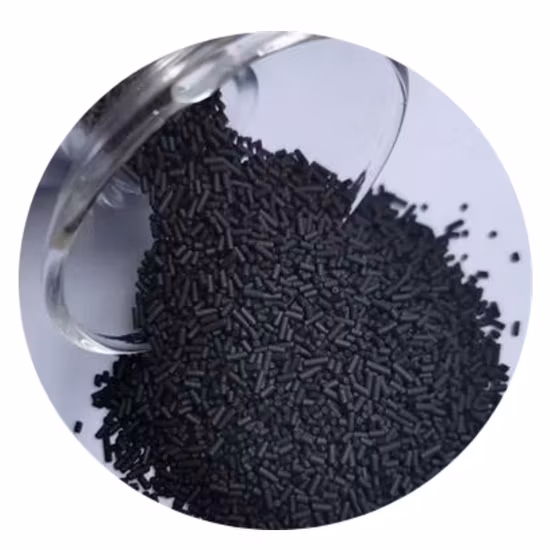 Hạt than zeolite đen 1.3-3.2mm: chất hấp thụ phân tử carbon và hút ẩm cho máy phát nitơ PSA - Cm220 Cm240 Cm260 hình ảnh 1-description