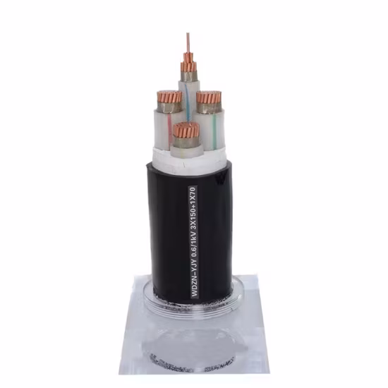 Cáp điện chống cháy XLPE, cách điện bọc PE dẫn điện đồng Yjy/Zr-Yjy/Nh-Yjy LSZH hình ảnh 1-description