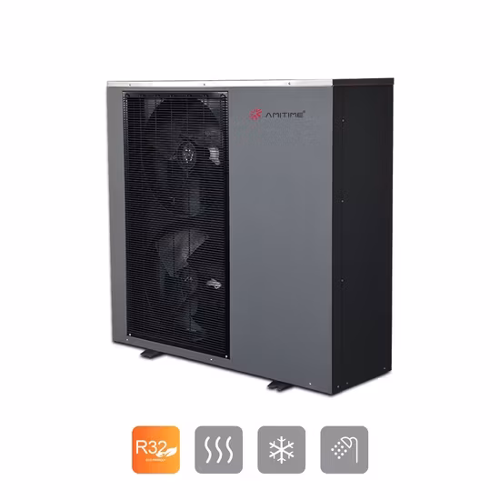 Bơm nhiệt Mitsubishi Amitime với chất lượng ISO9001, đóng gói bằng hộp carton và pallet gỗ hình ảnh 1-description