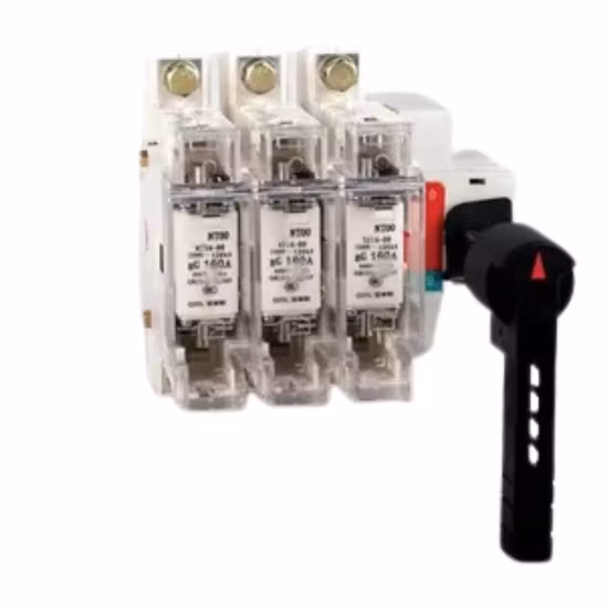 Cung cấp trực tiếp công tắc ngắt mạch nhóm cầu chì dao chảy Hglr 4p 100A từ nhà sản xuất