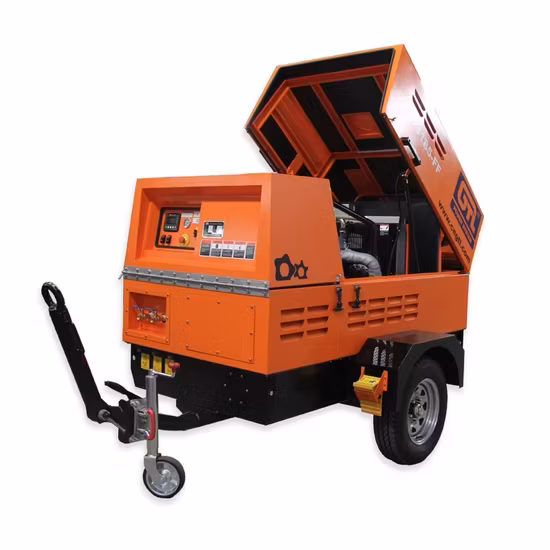 Máy nén diesel di động 185cfm 5m3/Min 7bar - Sự lựa chọn hàng đầu tại Kazakhstan cho động cơ di động hình ảnh 1-description
