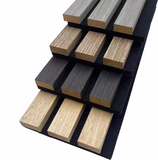 Bảng gỗ slat được chứng nhận CE, giúp cách âm linh hoạt