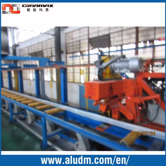 Máy ép nhôm kéo đôi với hai cưa bay - Thiết bị hiệu quả cho sản xuất công nghiệp
