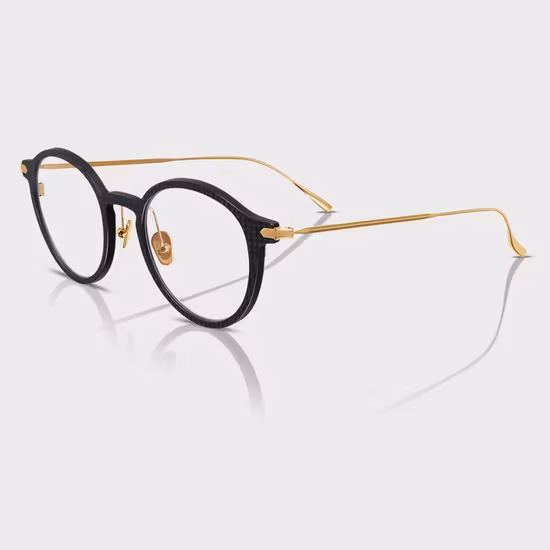 Kính mắt hình tròn unisex được thiết kế tùy chỉnh từ chất liệu carbon fiber vải titanium cao cấp của Yeetian