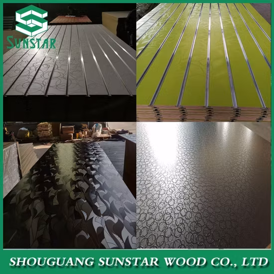 Bảng MDF Slatwall Sử Dụng Melamine cho Trưng Bày Sản Phẩm hình ảnh 1-description