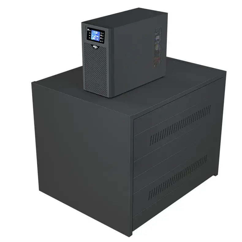 UPS điều chỉnh điện áp 1kVA và 2kVA, nguồn điện 220V 50Hz với pin ngoài hình ảnh 13-description