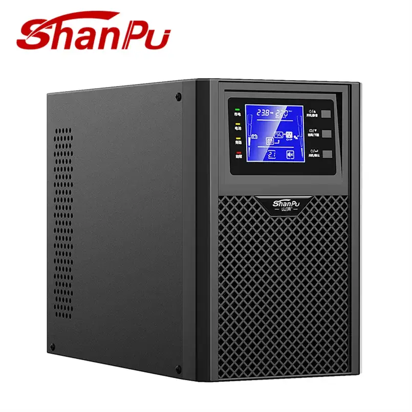 UPS điều chỉnh điện áp 1kVA và 2kVA, nguồn điện 220V 50Hz với pin ngoài