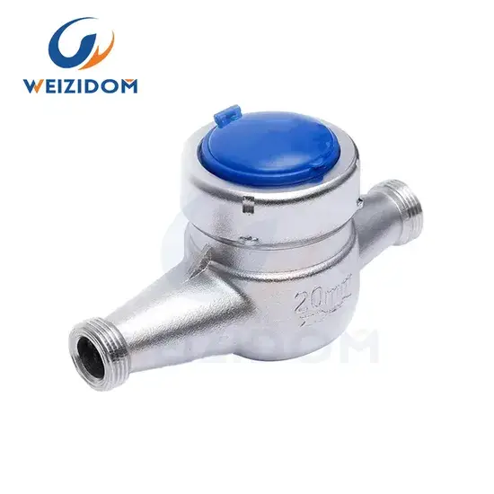Đồng hồ nước không chứa chì bằng thép không gỉ với đầu ra xung, sản phẩm phổ biến hình ảnh 1-description
