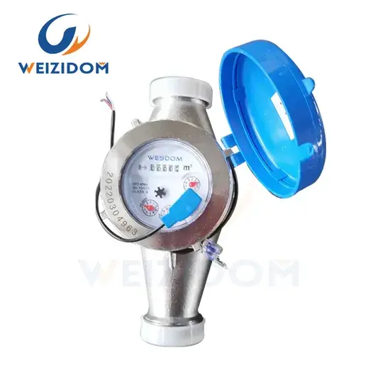 Đồng hồ nước không chứa chì bằng thép không gỉ với đầu ra xung, sản phẩm phổ biến