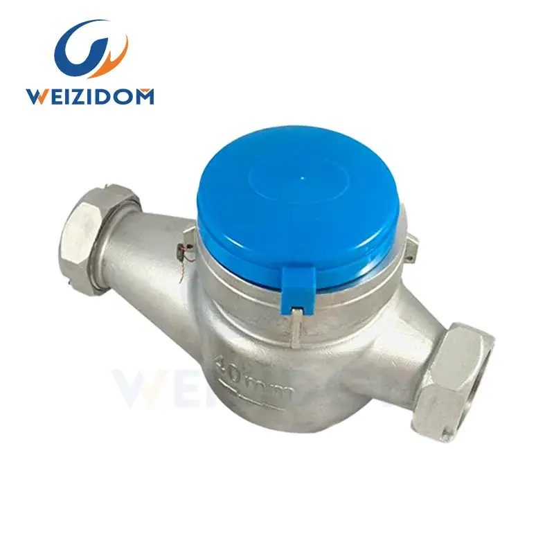 Đồng hồ nước không chứa chì bằng thép không gỉ với đầu ra xung, sản phẩm phổ biến