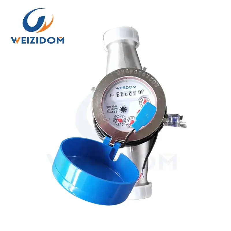 Đồng hồ nước không chứa chì bằng thép không gỉ với đầu ra xung, sản phẩm phổ biến