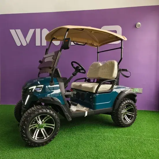 Xe điện golf cart 4 chỗ ngồi, phù hợp với quy định giao thông đường phố
