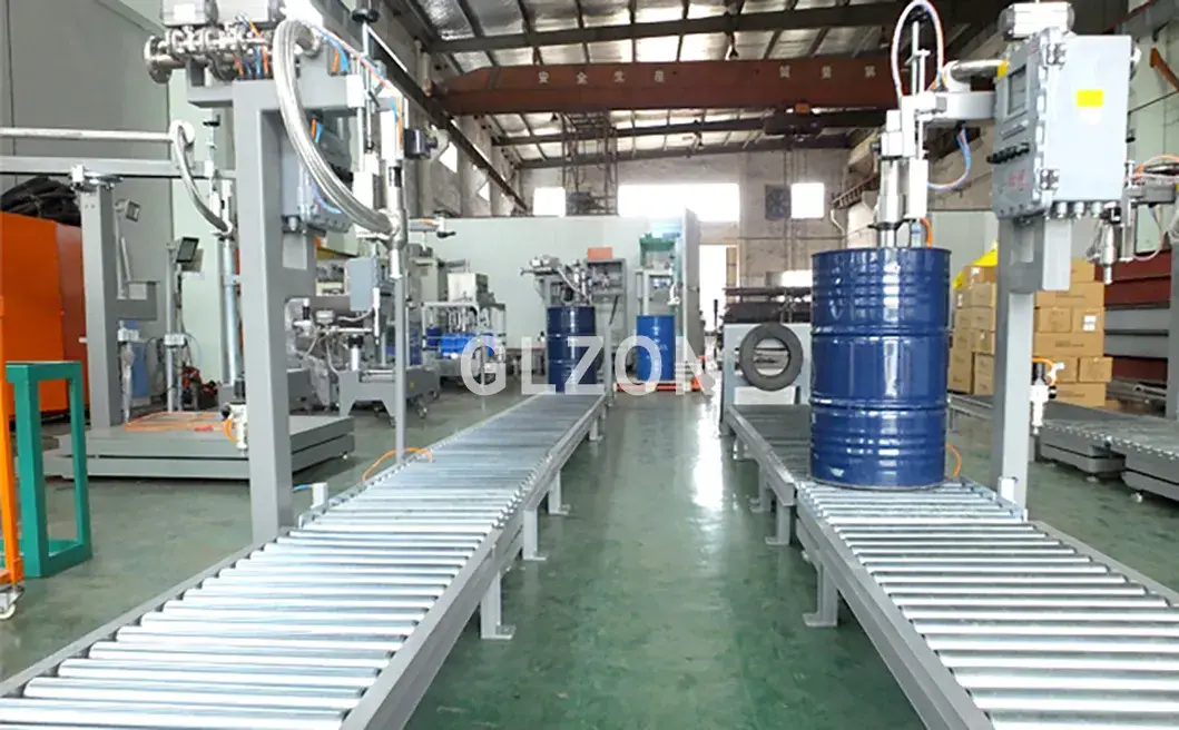 Máy chiết rót bán tự động 200L cho công việc đầu đơn hình ảnh 15-description