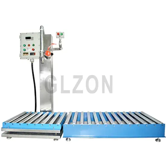 Máy chiết rót bán tự động 200L cho công việc đầu đơn