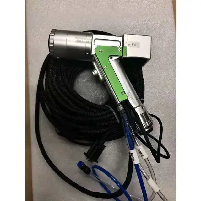 Máy làm sạch công nghiệp bằng laser sợi quang xung, công cụ tẩy rỉ kim loại, công suất 200W 300W 500W hình ảnh 16-description