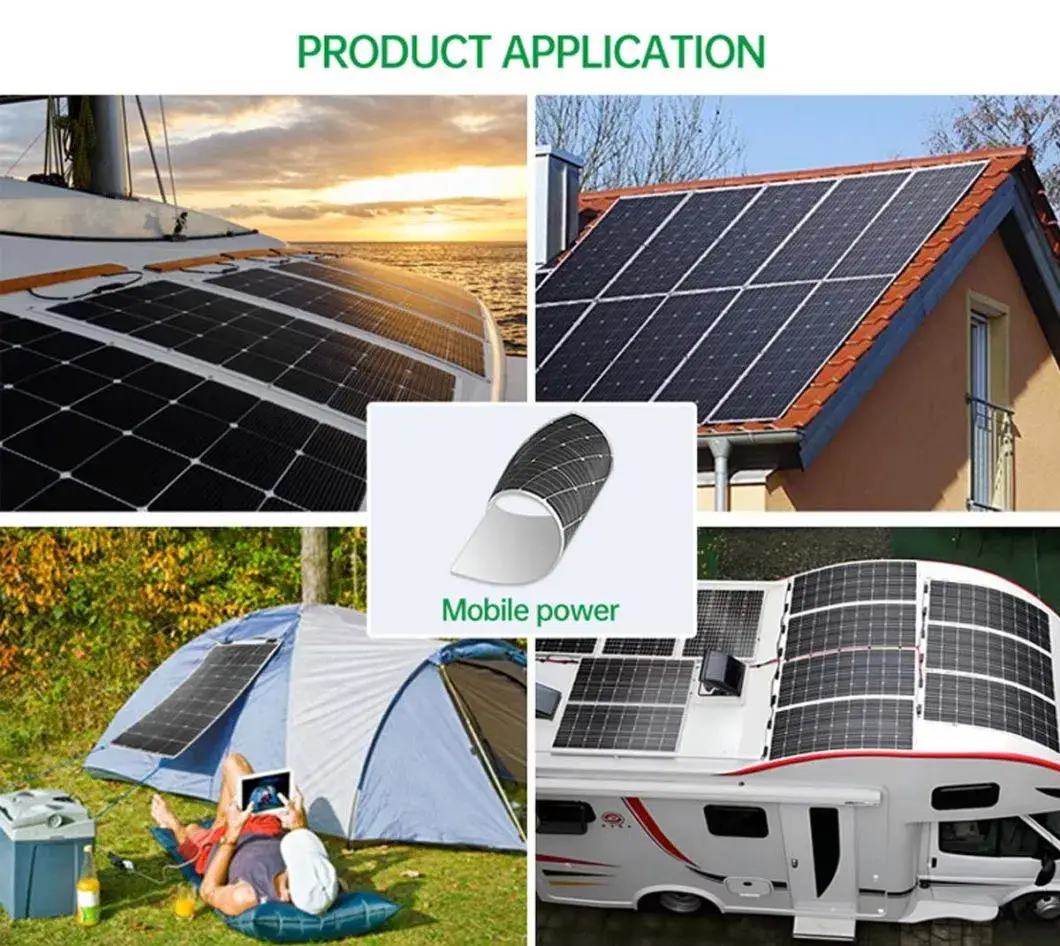 Tấm pin mặt trời linh hoạt Mono 200W cho hệ thống năng lượng mặt trời trên ban công hình ảnh 17-description