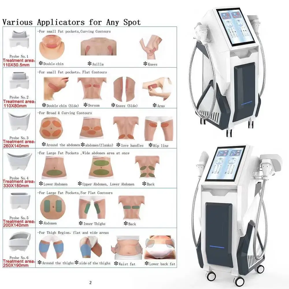 Máy làm mát Cryo 5D 2021 - Thiết bị giảm mỡ không xâm lấn, hiệu quả, an toàn