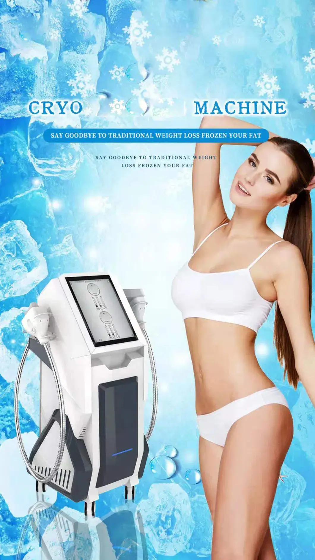 Máy làm mát Cryo 5D 2021 - Thiết bị giảm mỡ không xâm lấn, hiệu quả, an toàn hình ảnh 16-description