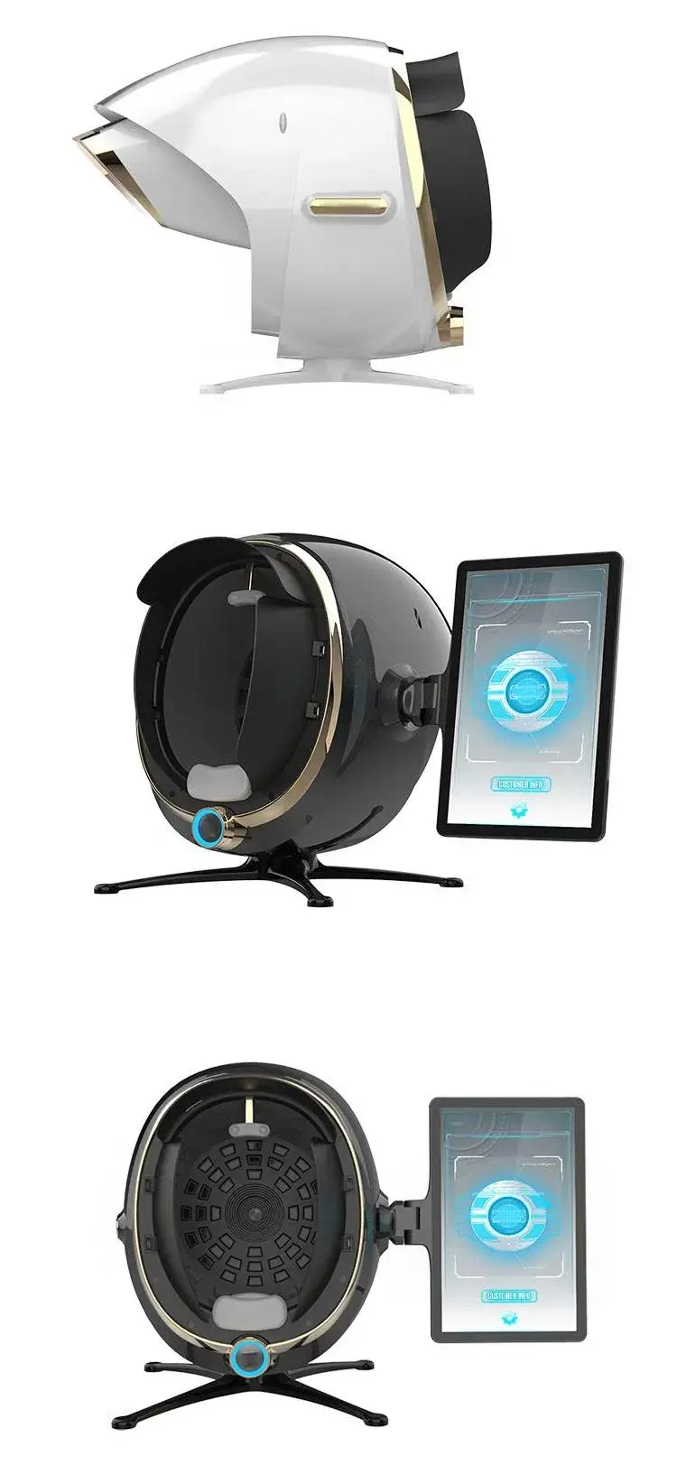 Máy Phân Tích Da và Quét Mặt 3D A6 Gương Ma Thuật với Màn Hình 15.6 Inch hình ảnh 20-description