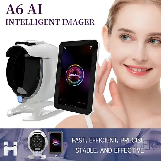 Máy Phân Tích Da và Quét Mặt 3D A6 Gương Ma Thuật với Màn Hình 15.6 Inch hình ảnh 1-description