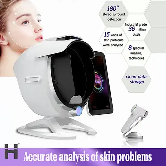 Máy Phân Tích Da và Quét Mặt 3D A6 Gương Ma Thuật với Màn Hình 15.6 Inch