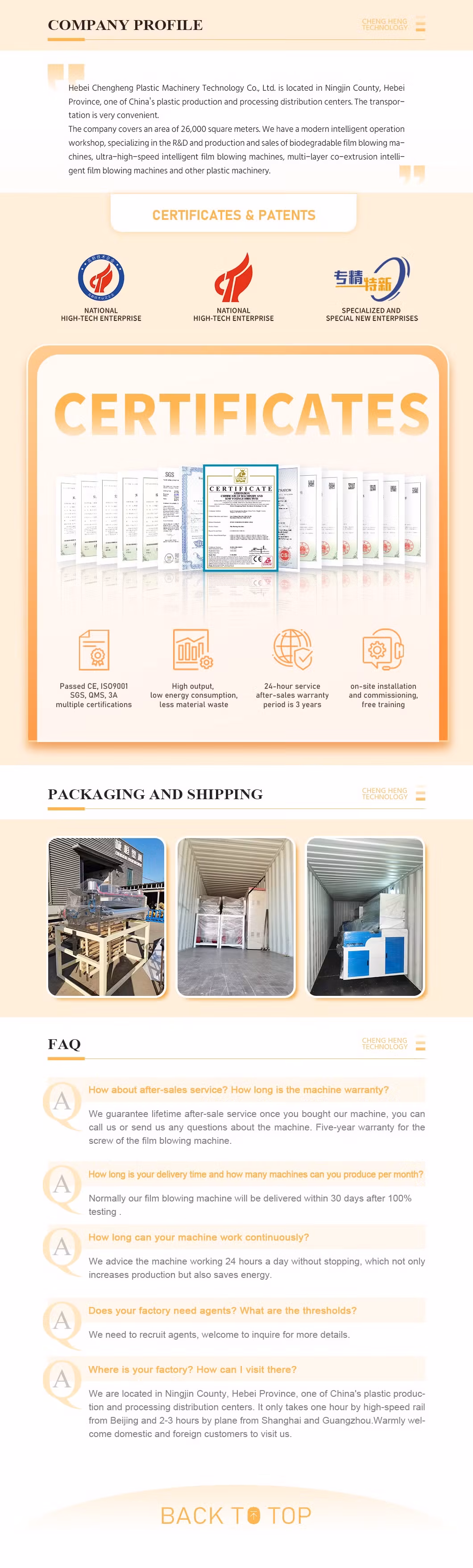 Máy thổi phim tự động tiết kiệm điện cho sản xuất bao bì nhựa hình ảnh 20-description