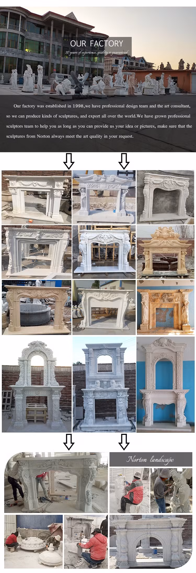 Bộ khắc đá tùy chỉnh cho lò sưởi - sự lựa chọn hoàn hảo cho nội thất đơn giản hình ảnh 20-description