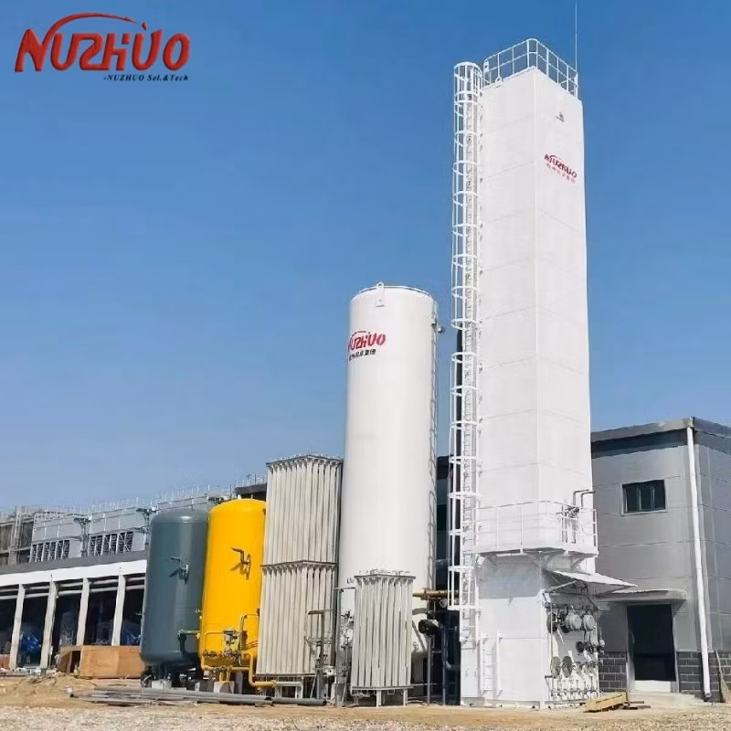 Nuzhuo - Nhà máy tách không khí cryogenic với máy lỏng nitơ và argon, kích thước lớn hình ảnh 20-description