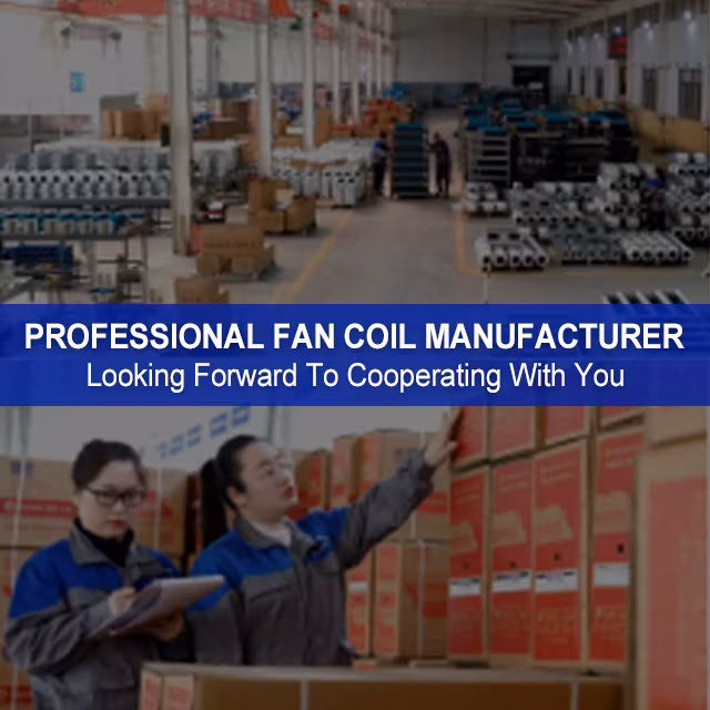 Đơn vị quạt cuộn kết nối bơm nhiệt nước lạnh cho điều hòa không khí tường gắn trần hình ảnh 20-description