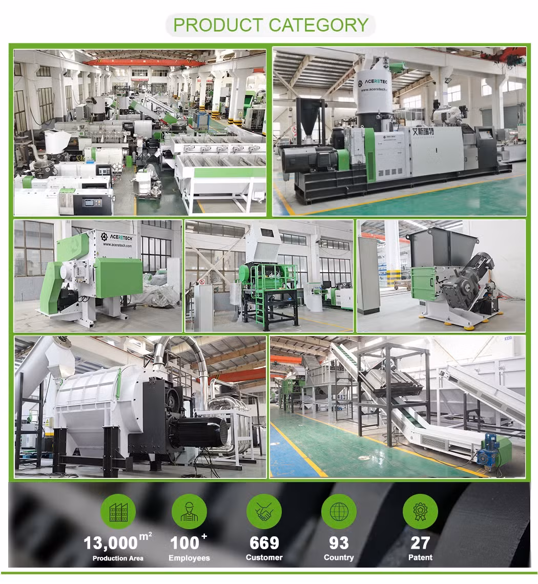 Thiết bị sản xuất tái chế chai nhựa của Aceretech - không sử dụng lưới hình ảnh 21-description