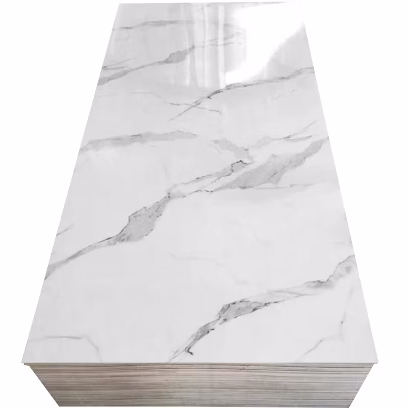 Tấm ốp tường trang trí chất lượng cao từ nhựa PVC/UV giả đá cẩm thạch dùng trong xây dựng hình ảnh 21-description