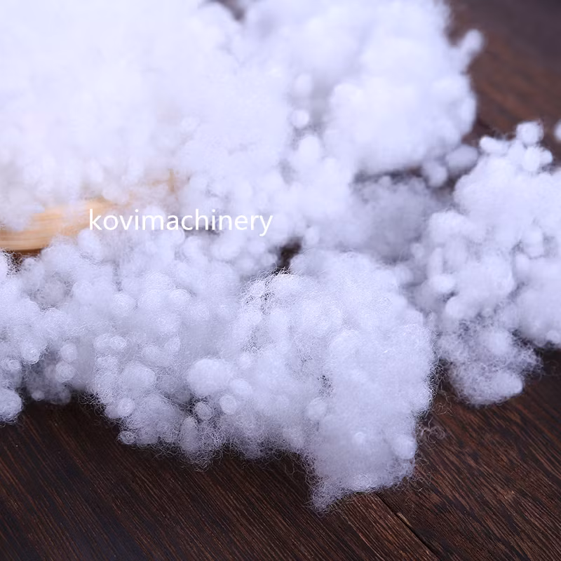 Máy tạo hình bóng sợi mềm từ chất liệu polyester và bông, thiết bị sản xuất bóng sợi chất lượng hình ảnh 21-description