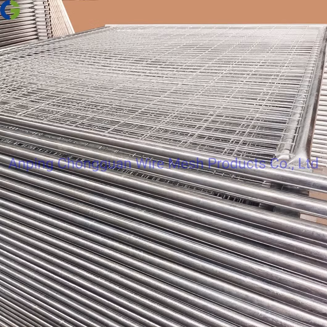 Rào chắn di động tạm thời theo tiêu chuẩn Mỹ với dây xích, phục vụ xây dựng và công trình hình ảnh 21-description