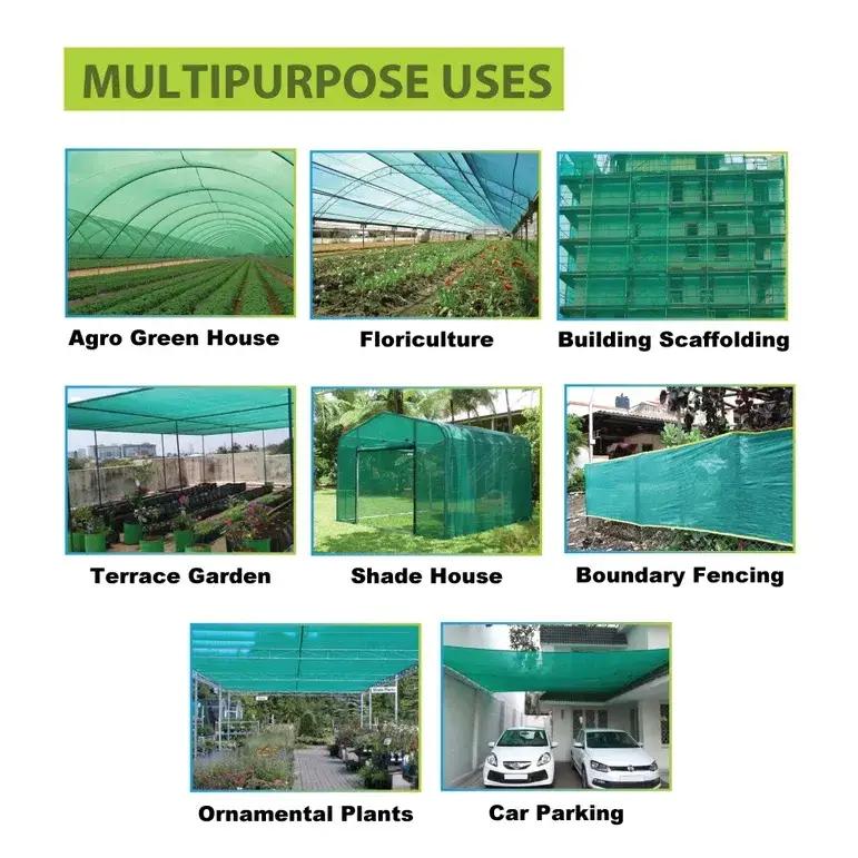 Mạng che nắng HDPE chất lượng cao dành cho ô tô - Kích thước 220-350GSM và 3X50m, bền với tia UV hình ảnh 16-description