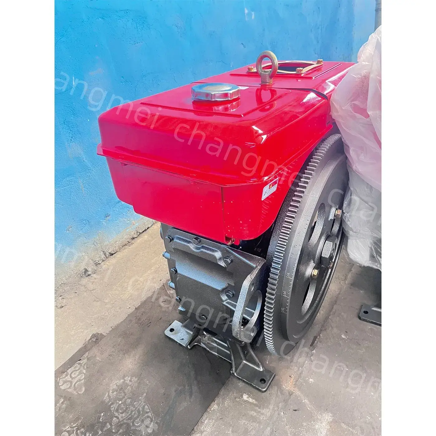 Động cơ diesel 1 xi lanh 25HP cho máy nông nghiệp với tốc độ 2200rpm và hệ thống làm mát bằng nước