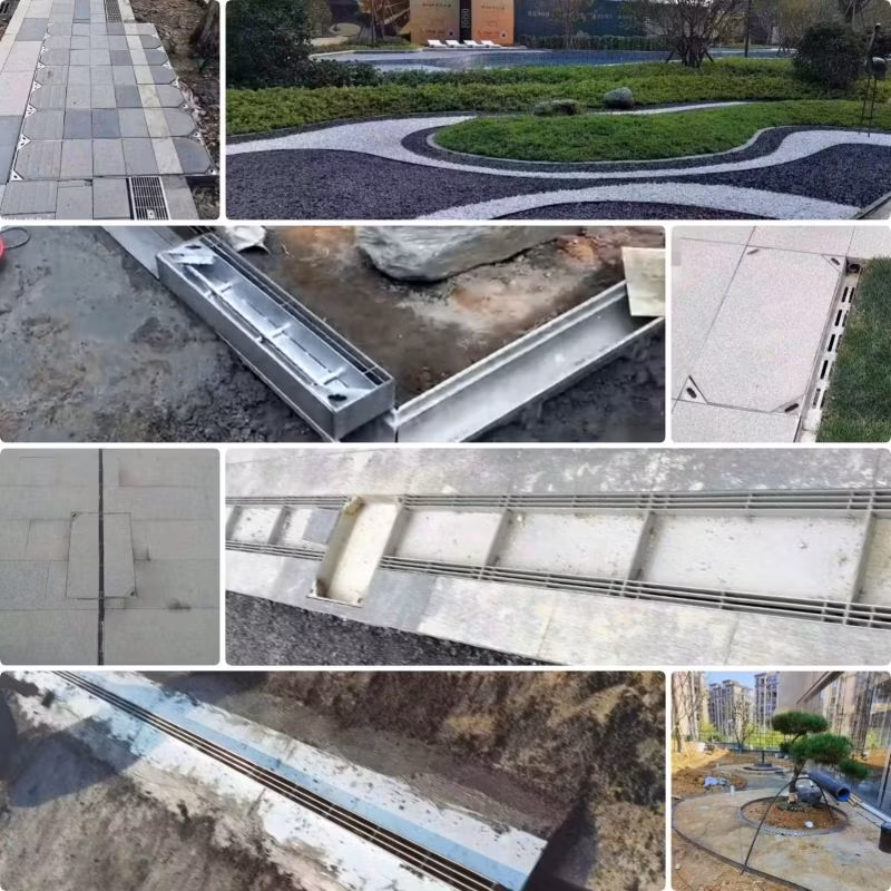 Nắp hố ga và khung thép không gỉ chịu lực, nắp bể phốt vuông có đế, nắp bể nước thải chất lượng cao hình ảnh 22-description