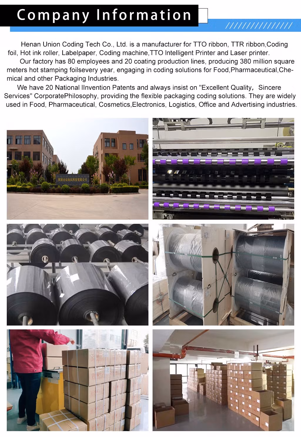Bán buôn các dòng máy in Videojet, Linx, Domino, Dikai, Markem Imaje, Tto và ruy băng chất lượng hình ảnh 22-description