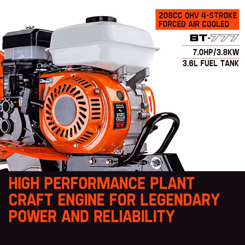 Máy cày tự hành xoay tròn công suất 7.0HP - Phương tiện hiệu quả cho việc xới đất hình ảnh 22-description