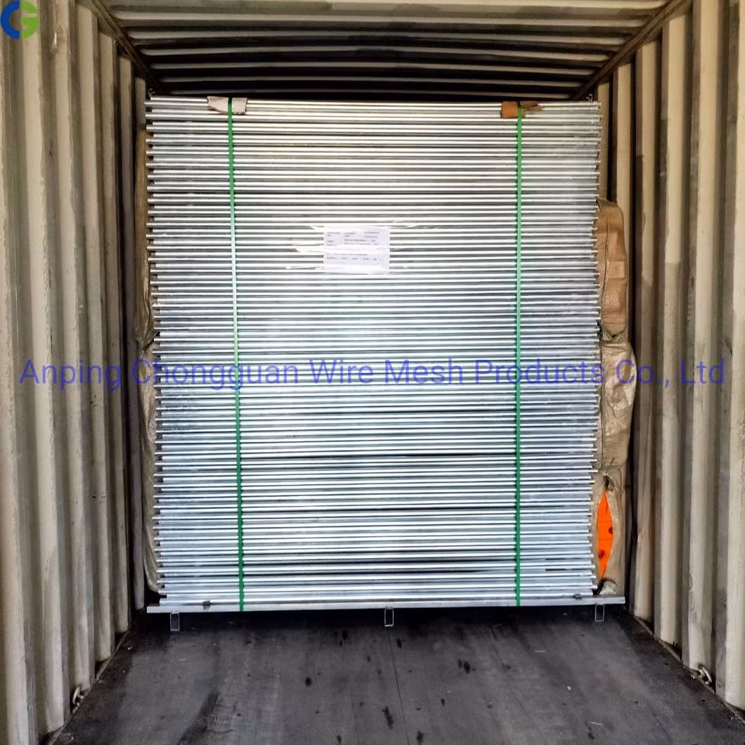 Rào chắn di động tạm thời theo tiêu chuẩn Mỹ với dây xích, phục vụ xây dựng và công trình hình ảnh 22-description