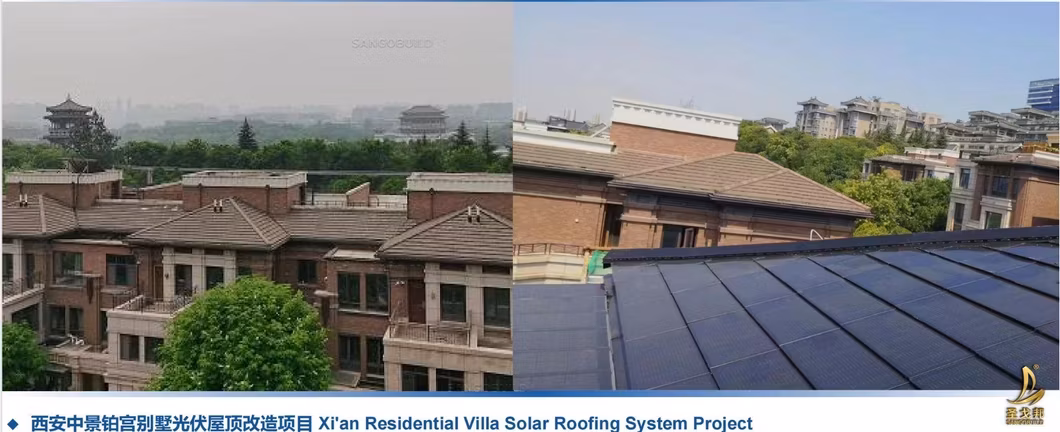 BIPV mái nhà: Giải pháp tiết kiệm năng lượng với panel mặt trời xanh trên mái ngói hình ảnh 22-description