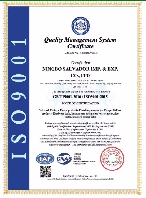 Phụ kiện ống nhựa đúc Salvador Grey theo chuẩn DIN Pn16 - Sản phẩm kết nối ống nhựa UPVC cung cấp nước, bao gồm nắp ống hình ảnh 23-description