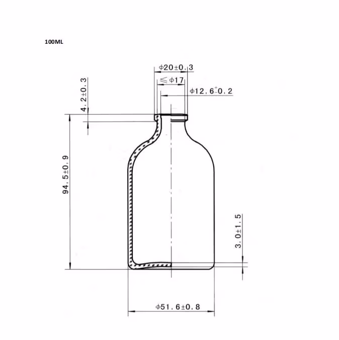 Dược phẩm 50ml trong chai thủy tinh có nắp, có sẵn 10ml, 20ml, 30ml, 100ml hình ảnh 23-description