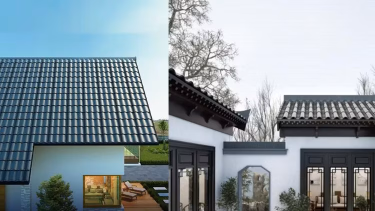 Ngói năng lượng mặt trời BIPV màu đen dạng mái cong - Lựa chọn công nghệ năng lượng xanh hiệu quả hình ảnh 24-description