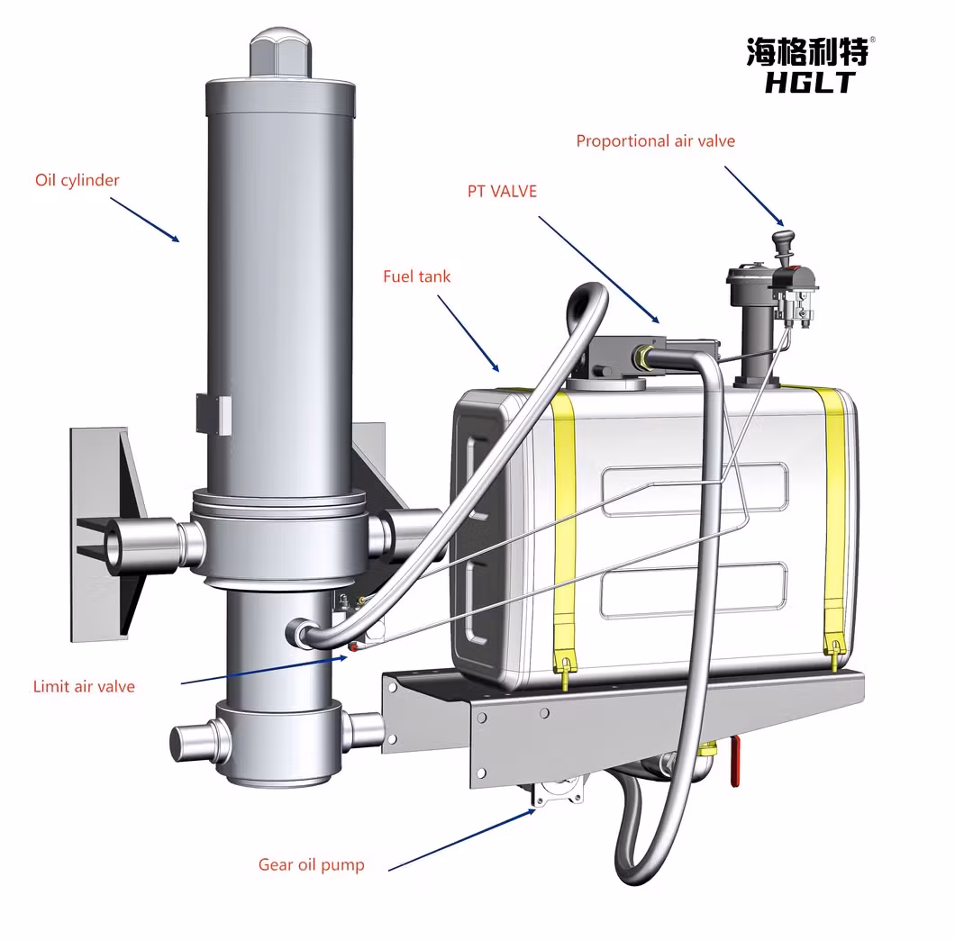 Bơm thủy lực bánh răng đa chiều chất lượng cao cho xe ben, làm từ thép áp suất cao hình ảnh 24-description